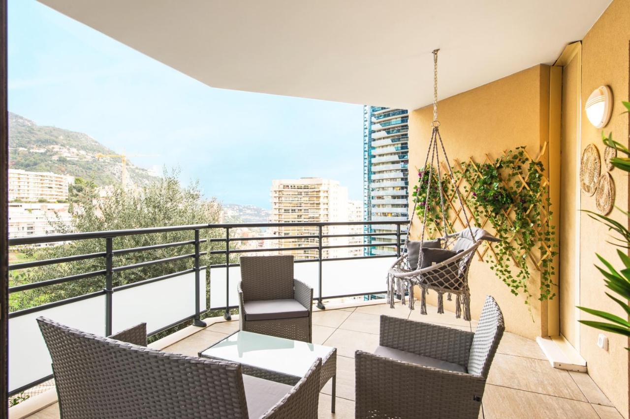 Apartmán Vue Monaco & Tour Odeon - Terrasse - Parking - Bh Beausoleil Exteriér fotografie